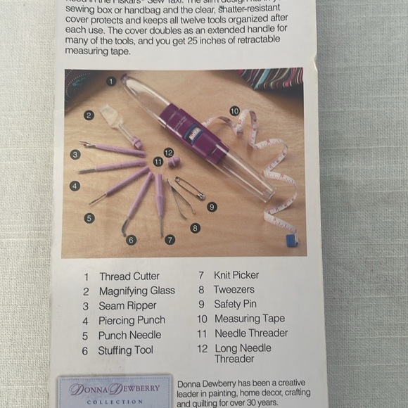 Fiskars Sew Taxi, 12 in 1 multi tool sewing companion - Picture 2 of 5